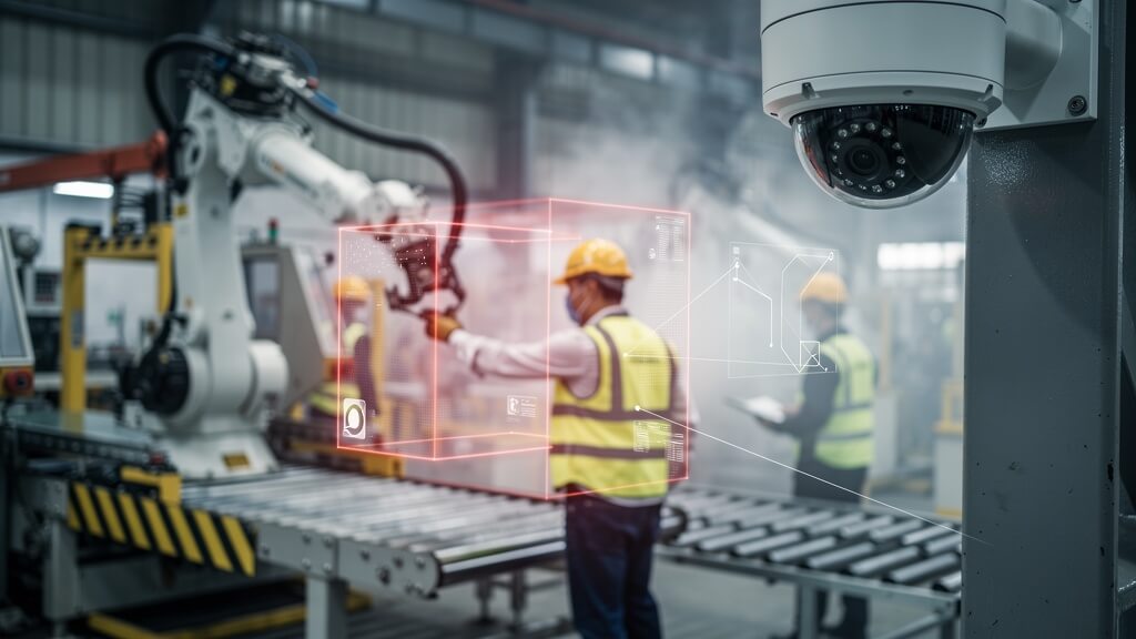 AI-videoanalyse voor detectie van onveilig gebruik van machines in een industriële werkomgeving